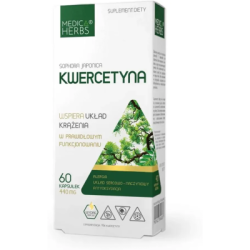 MEDICA HERBS Kwercetyna 418 mg, 60 kapsułek - na alergie - suplement diety