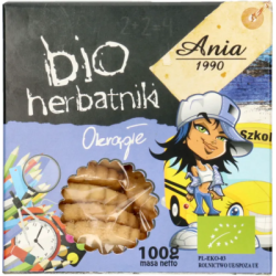 BIO herbatniki okrągłe dla dzieci Ania 100 g