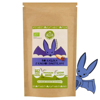BIO kaszka z kakao i daktylami 200 g- HELPA