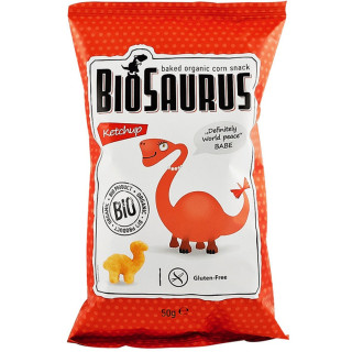 Chrupki bezglutenowe ketchupowe BIO Saurus 50 g
