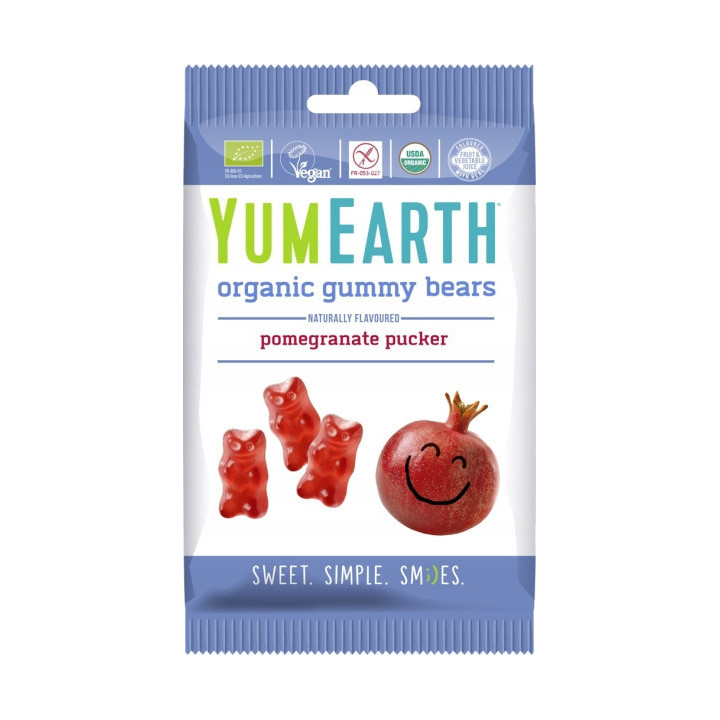 Ekologiczne żelki miśki owoc granatu Gummy Bears 50 g