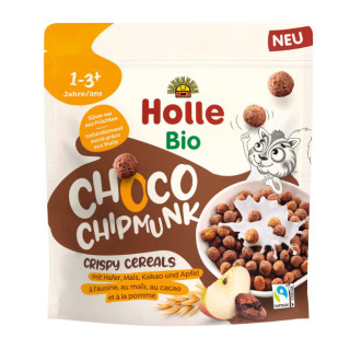 Kulki zbożowe kakaowa wiewiórka bez dodatku cukrów od 1 roku Fair Trade BIO 125 g - Holle