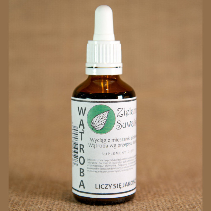 Nalewka Wątroba wg Moritza – Oczyszczanie i Regeneracja Wątroby 50 ml