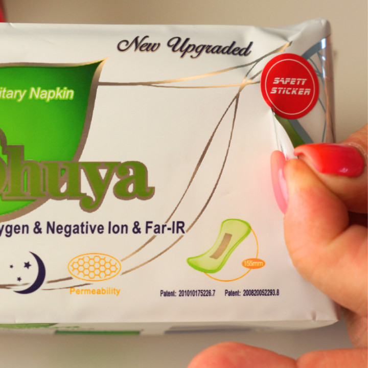 Wkładki Shuya Health | Efekt chłodzenia, cienkie, 155 mm (30 sztuk)