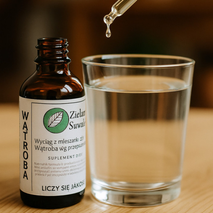 Nalewka Wątroba wg Moritza – Oczyszczanie i Regeneracja Wątroby 50 ml