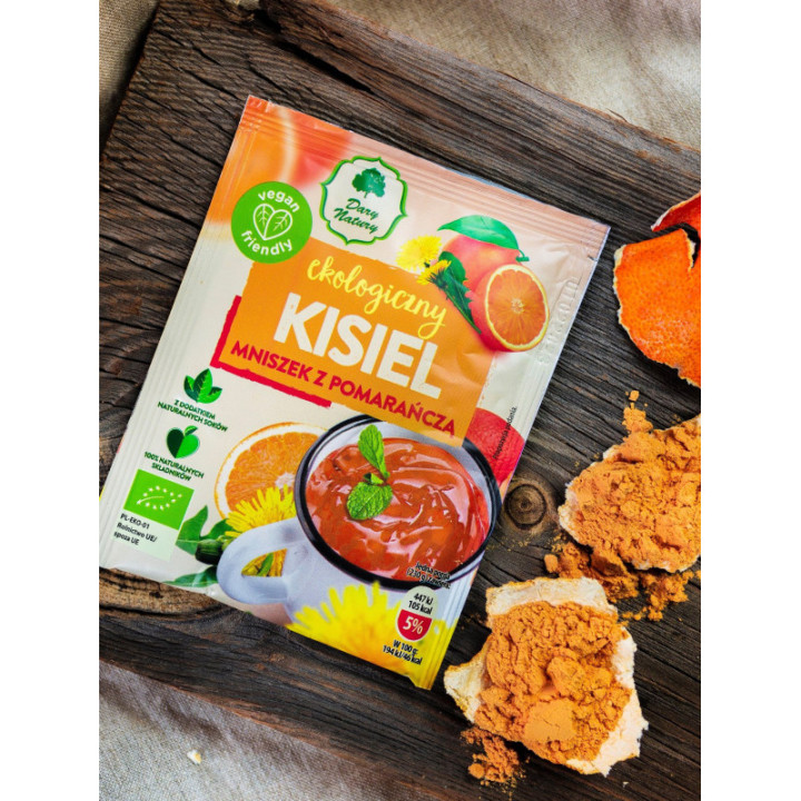 BIO Kisiel MNISZEK z pomarańczą Dary Natury 30 g