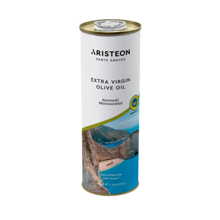 Oliwa z oliwek z pierwszego tłoczenia EXTRA VIRGIN 500 ml ARISTEON Grecja Zakynthos