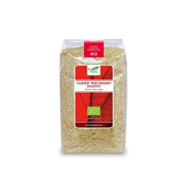 BIO Cukier Trzcinowy Brązowy 500 g BIO Planet