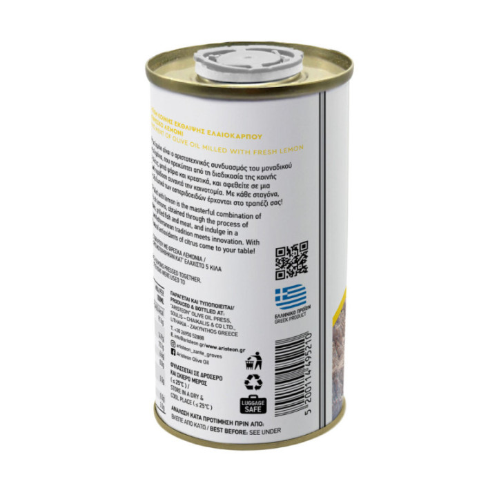 Oliwa z oliwek z dodatkiem cytryny 250 ml ARISTEON