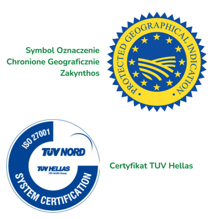 Zestaw 4 oliw ARISTEON 500 ml cytryna, BIO, pomarańcza, czosnek BEZPŁATNA DOSTAWA