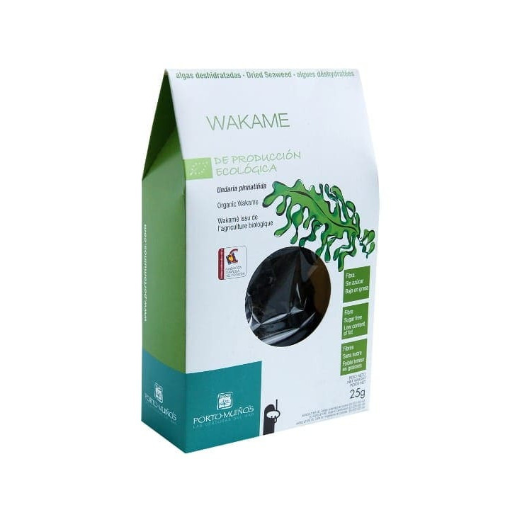 Algi morskie suszone WAKAME BIO 25 g Porto-Muiños