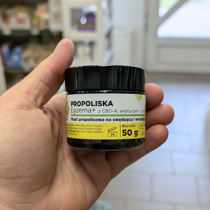 Maść propolisowa Egzema + CBDA/wrotycz/glistnik 50 ml Api Effect