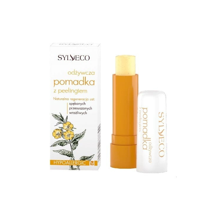 Odżywcza pomadka do ust z peelingiem Sylveco 4,4 g