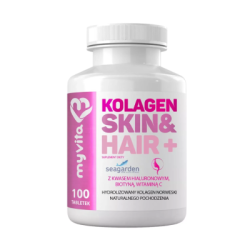 Kolagen Skin i Hair + 100 tabletek suplement diety - MyVita