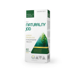 MEDICA HERBS Naturalny Jod 150mcg, 80 kapsułek - suplement diety