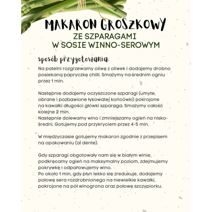 Makaron proteinowy z groszku zielonego świderki BIO - Bartolini 250 g