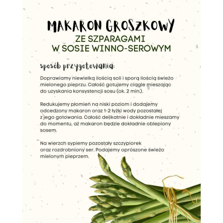 Makaron proteinowy z groszku zielonego świderki BIO - Bartolini 250 g