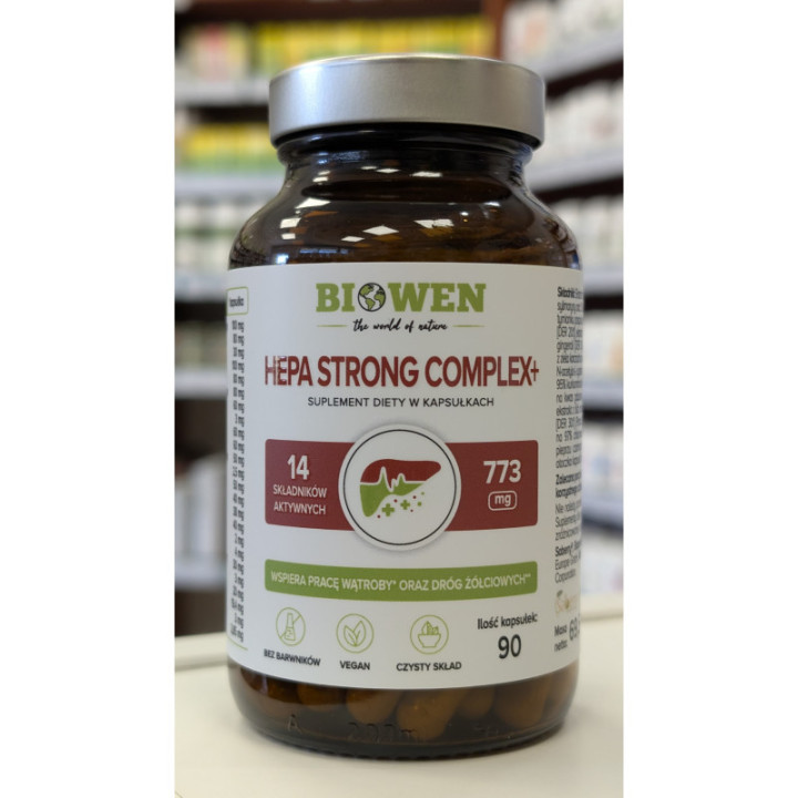 Hepa Strong Complex + Biowen suplement diety – 90 kapsułek