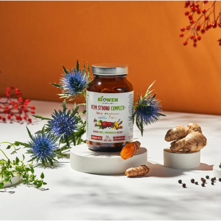 Hepa Strong Complex + Biowen suplement diety – 90 kapsułek
