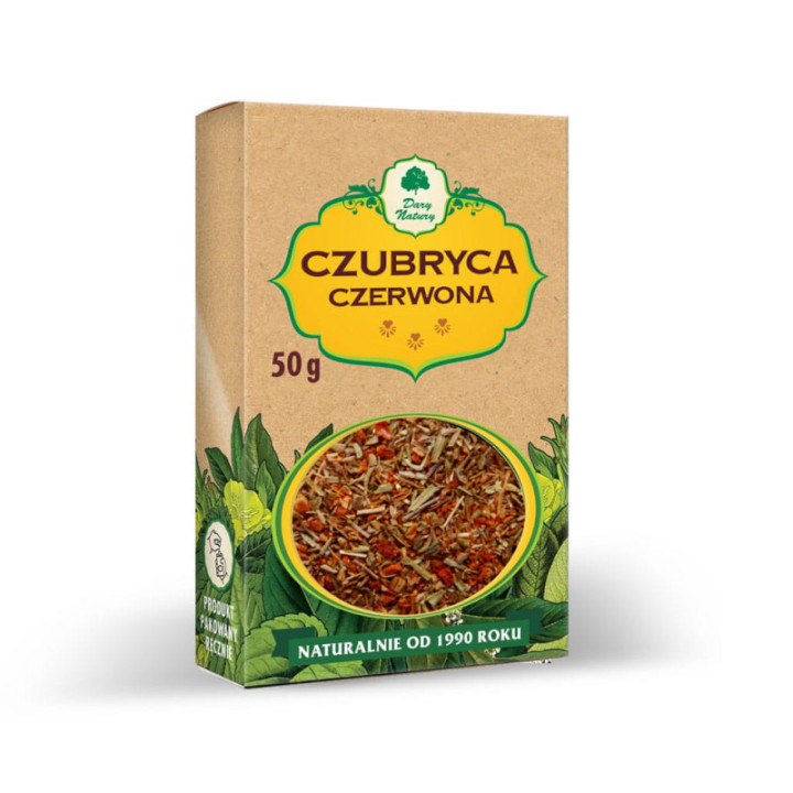 Czubryca Czerwona Dary Natury przyprawa bez chemii 50 g