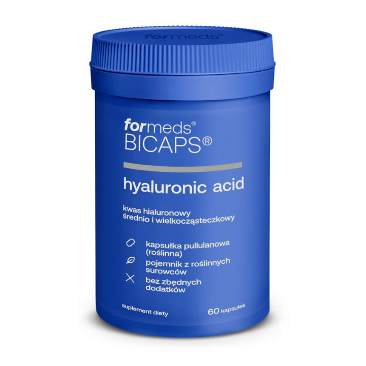 BICAPS® HYALURONIC ACID (kwas hialuronowy) 60 kapsułek Formeds suplement diety