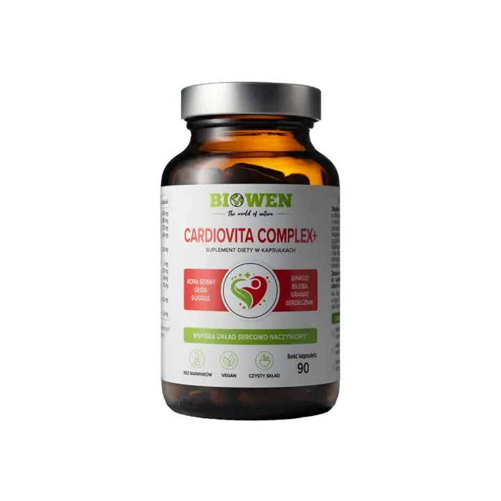 Cardiovita Complex + Biowen układ sercowo-naczyniowy suplement diety – 90 kapsułek