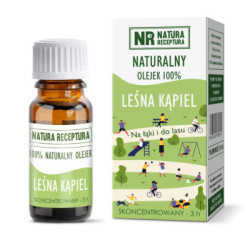 Olejek Leśna Kąpiel przeciw komarom i kleszczom 100% naturalny 10 ml Natura Receptura