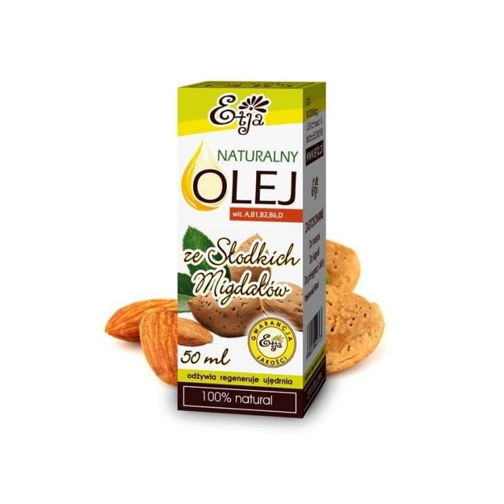 Olej ze Słodkich Migdałów Etja 50 ml