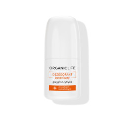 Dezodorant botaniczny grejpfrut i cytryna bez aluminium Organic Life w kulce 50 ml
