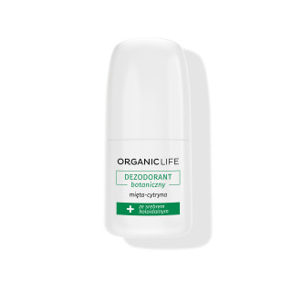 Dezodorant botaniczny bez aluminium mięta i cytryna w kulce Organic Life 50 ml