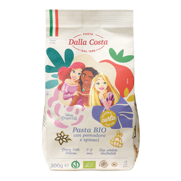 BIO Makaron Disney księżniczki 300 g Dalla Costa