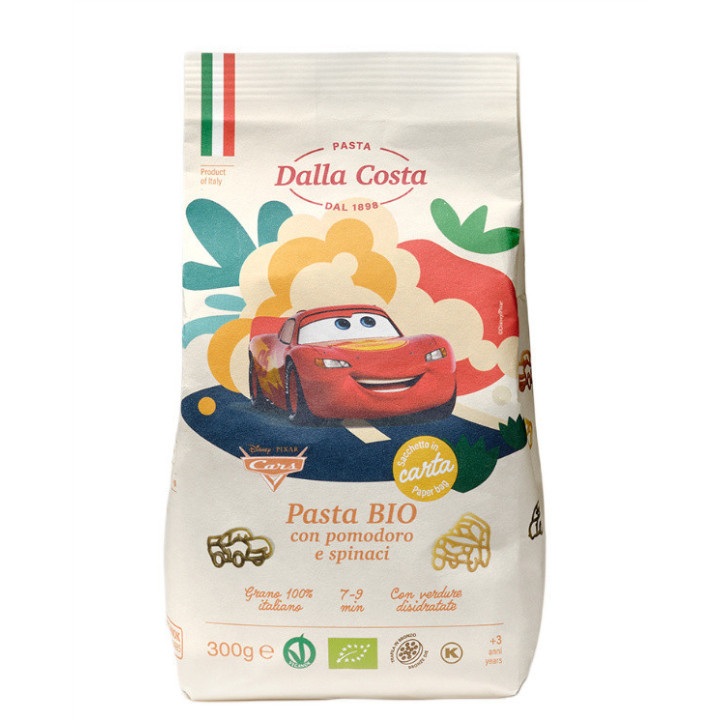 BIO Makaron Disney Auta dla dzieci 300 g