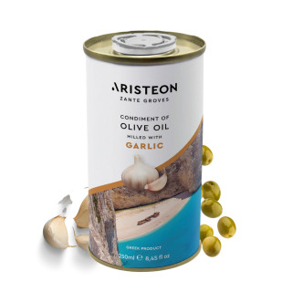 Oliwa z oliwek z dodatkiem czosnku 250 ml ARISTEON Grecka