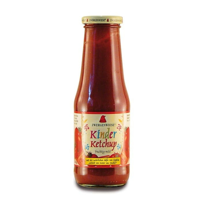 BIO ketchup dla dzieci bezglutenowy, bez cukru Zwergenwiese 500 ml