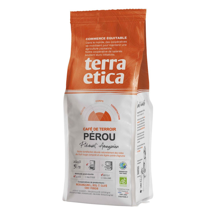 Kawa mielona BIO 100% Arabica Peru 250 g Terra Etica