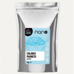 Chlorek Magnezu Sześciowodny Płatki 1 kg Kąpiel Sól Magnezowa Naturalna