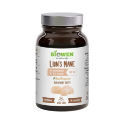 Ekstrakt z Lion’s Mane (Soplówka jeżowata ) Biowen suplement diety - 90 kaps.