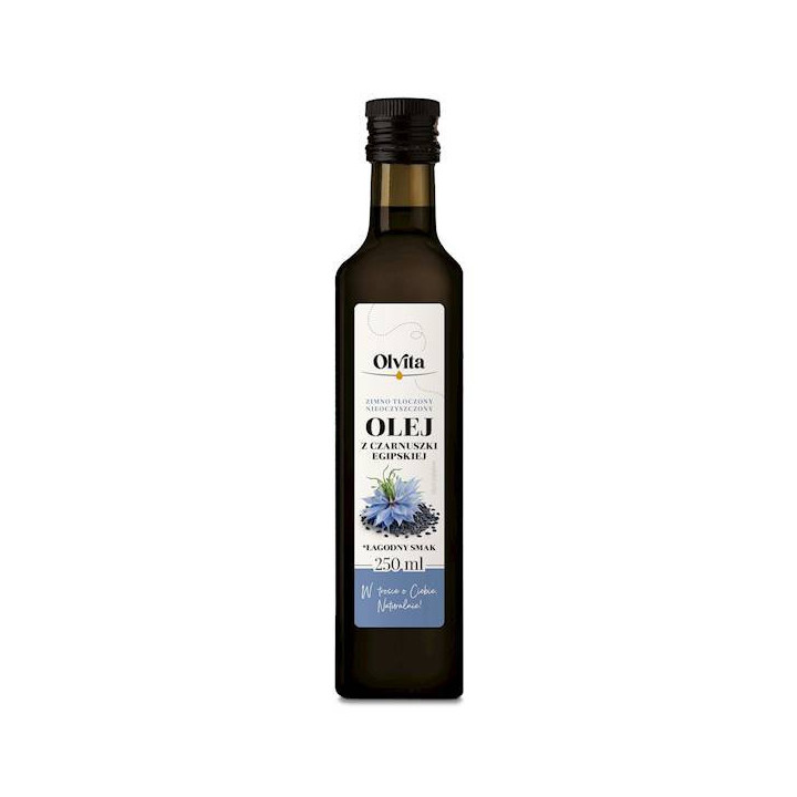 Olej z czarnuszki zimnotłoczony 250 ml (Egipt) Olvita