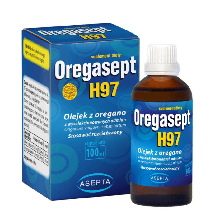 Oregasept H97 olejek z oregano Asepta 10 ml suplement diety