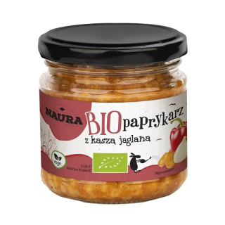 BIO Paprykarz z Kaszą Jaglaną 190 g - Naura