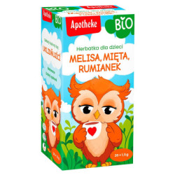 BIO Herbatka dla dzieci uspokajająca 20 saszetek x 1,5 g Apotheke 30 g