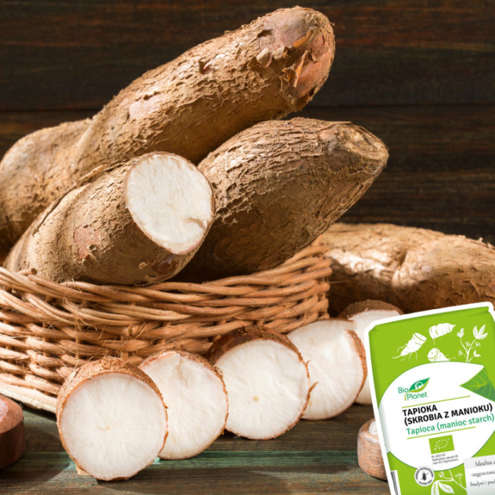 Tapioka (skrobia z manioku) bezglutenowa BIO 400 g - BIO Planet