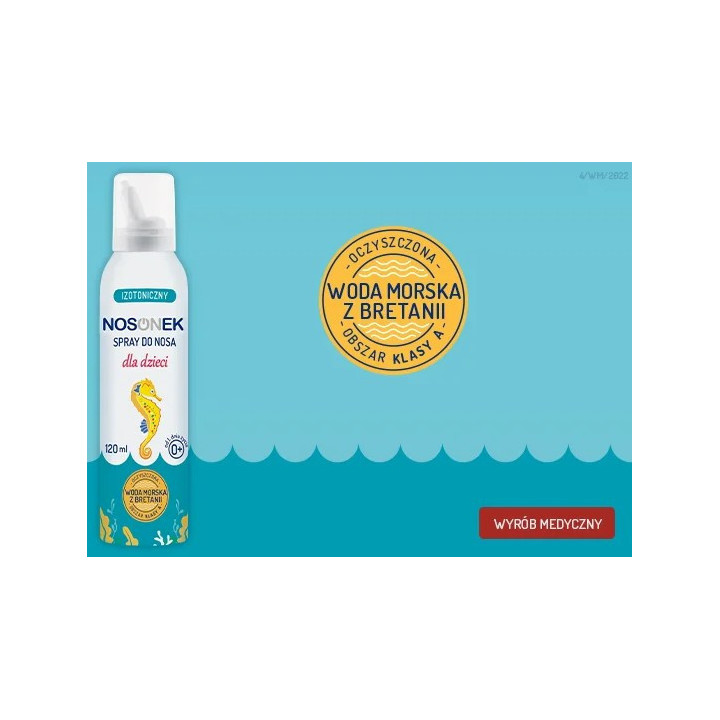 Nosonek udrażniający spray do nosa dla dzieci z aloesem i miętą 120 ml Oleofarm