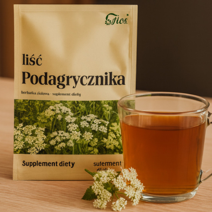 Podagrycznik liść – herbatka ziołowa 50 g | Naturalne wsparcie stawów
