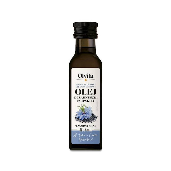 Olej z czarnuszki egipskiej zimnotłoczony 100 ml Olvita (Egipt)