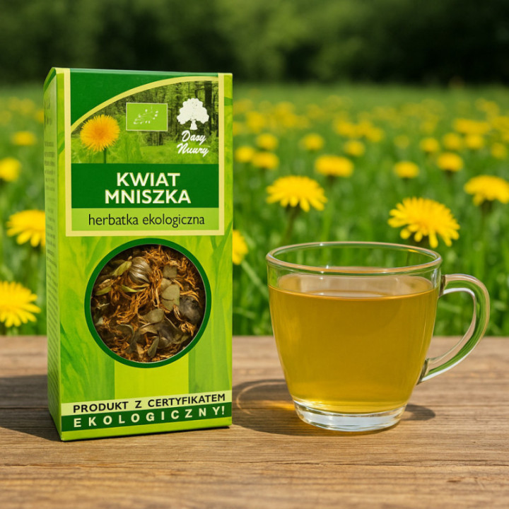 BIO Kwiat Mniszka Dary Natury herbatka 25 gramów