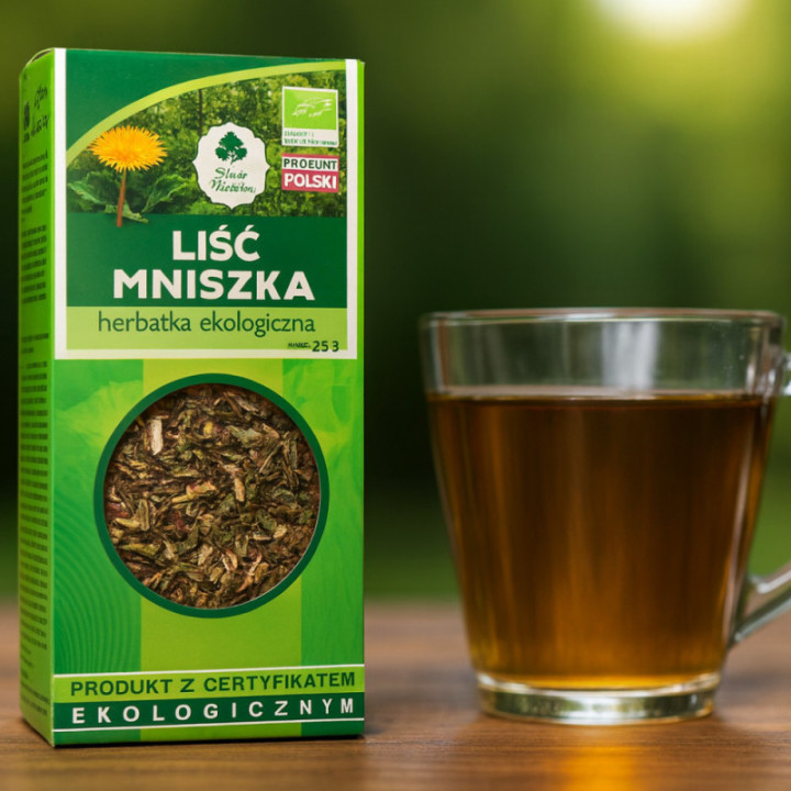 BIO Liść Mniszka herbatka ekologiczna 25 gramów Dary Natury