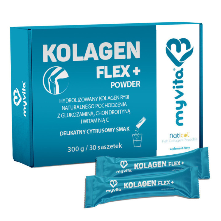 Kolagen Flex 30 saszetek (300g) suplement diety - MyVita