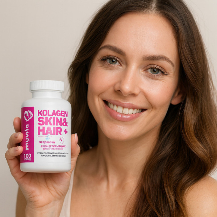 Kolagen Skin i Hair + 100 tabletek suplement diety - MyVita