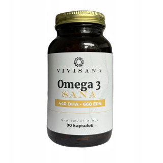 Omega-3 SANA, 90 kapsułek suplement diety - Vivisana
